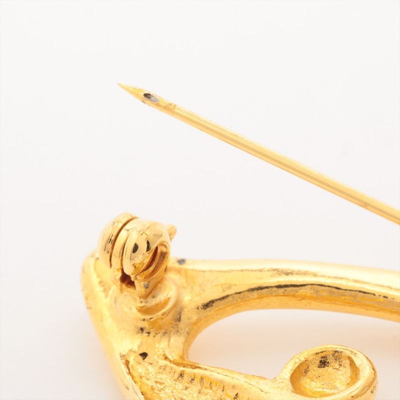 Yves Saint Laurent Dolphin Motif Pin Brooch GP — view 6