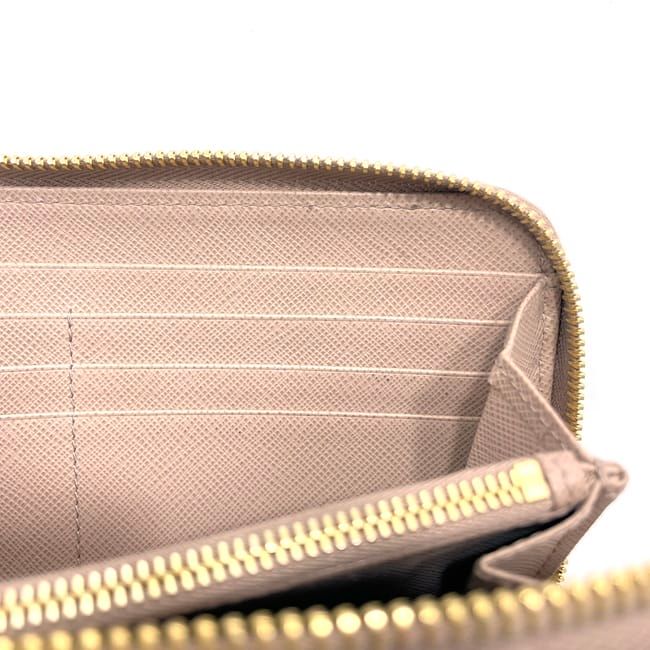 Prada Round Zipper Long Wallet Beige 1 Ml506 — view 9