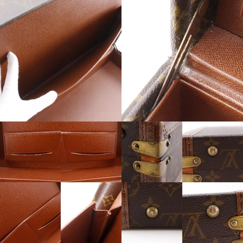 Louis Vuitton President Vintage Attache Case Monogram Canvas Brown — view 8