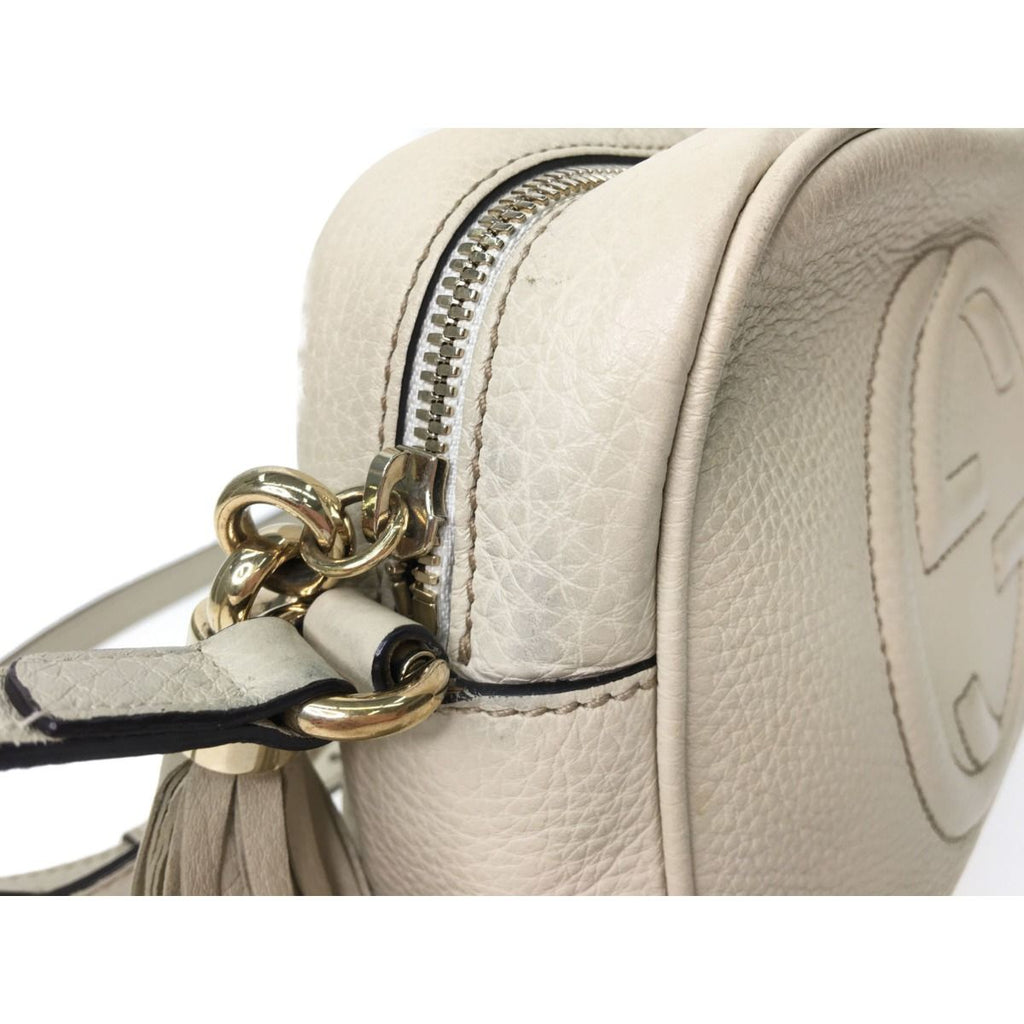 Gucci Soho Interlocking G Small Disco Bag Shoulder White — view 4