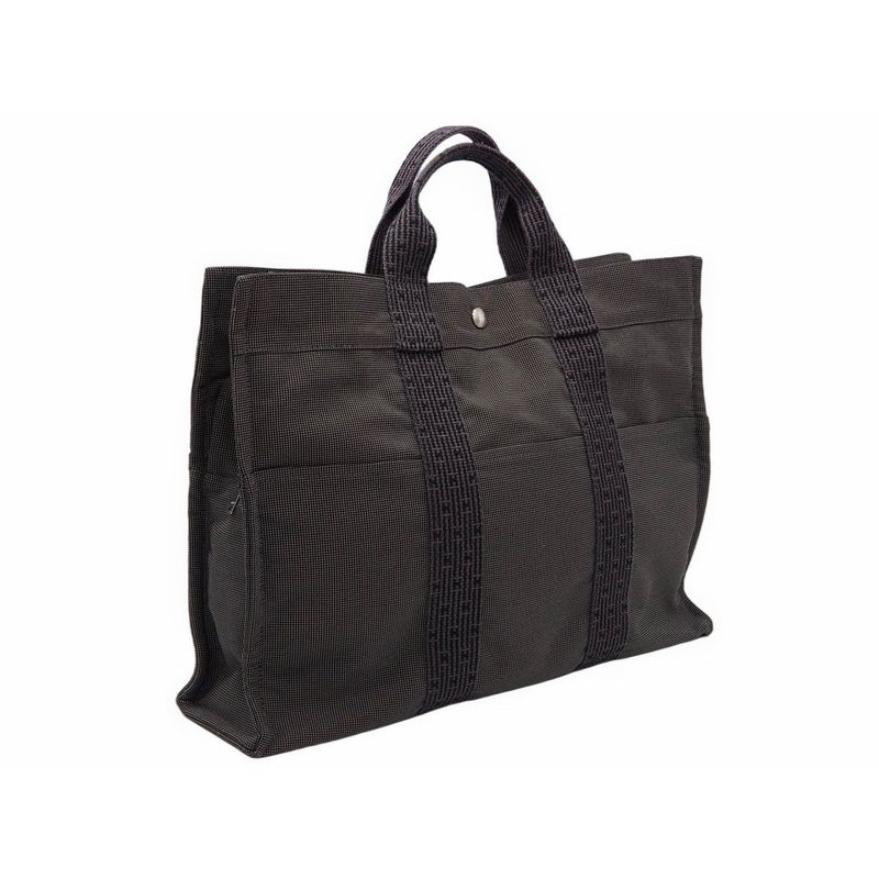 Hermes Her Line Tote MM Bag Business Commuter School Nylon Canvas — view 3