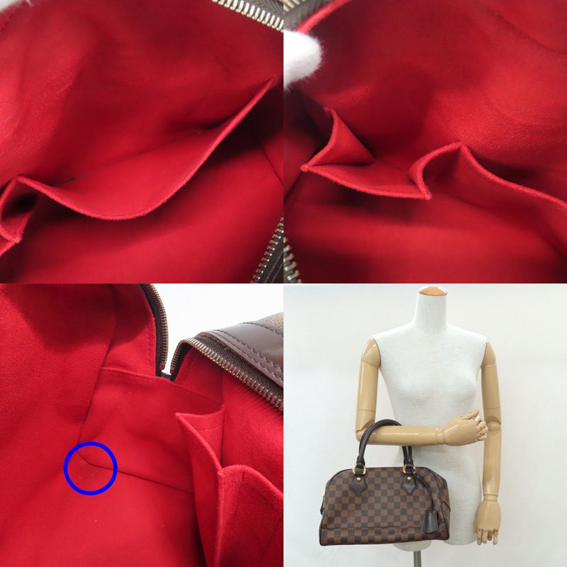 Louis Vuitton Duomo Damier Ebene Tote Bag Handbag Dome Shape — view 8