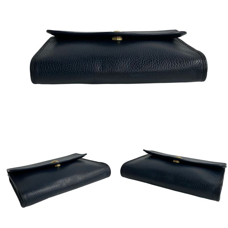 Christian Dior CD Logo Hardware Leather Shoulder Bag Pochette — view 7