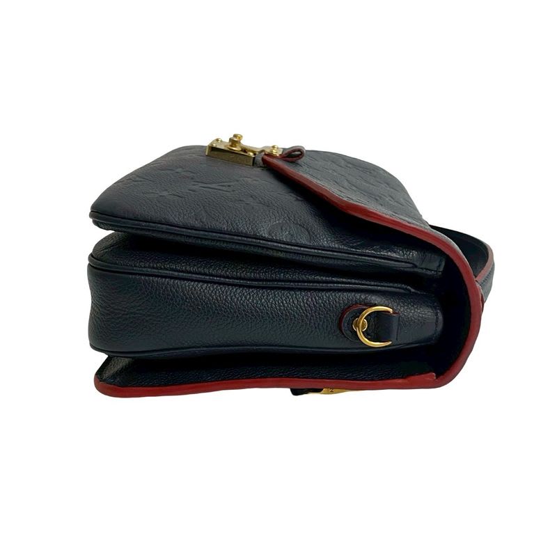 Louis Vuitton Pochette Metis MM Monogram Empreinte Leather Shoulder Bag Handbag