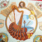 Hermes Wolfgang Amadeus Mozart Hymn To Carre 90 Scarf Silk Twill Square — view 6