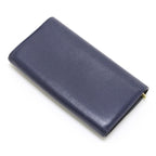 Louis Vuitton Bifold Long Wallet Portefeuille Lock Me Navy — view 2