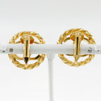 Chanel Coco Mark Vintage Gold Plated 7.0 g Earrings — view 4