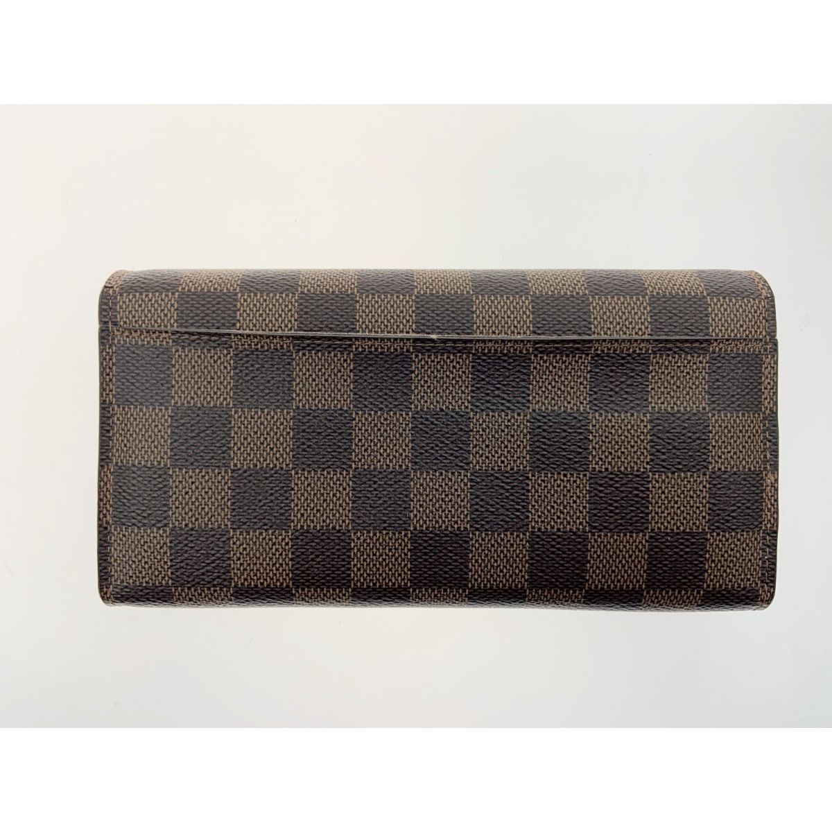 Louis Vuitton Damier Portefeuille Sarah Bifold Wallet Brown Delivery — view 2