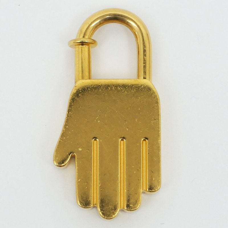 Hermes Cadena Hand Motif 2002 Limited Gold Annee de LA MAIN Charm — view 4