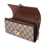 Gucci Long Wallet GG Supreme Brown Black — view 4