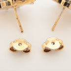 Gucci Interlocking G Bee Earrings GP Rhinestone Faux Pearl — view 5