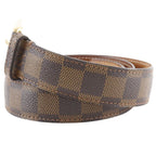 Louis Vuitton Santure Ellipse M6995 Damier Canvas Brown Ca1101 Belt — view 3