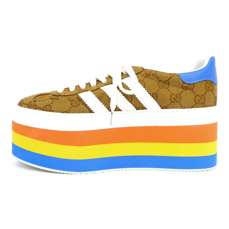 Gucci Adidas Collaboration Sneakers Thick Sole Gazelle — view 3