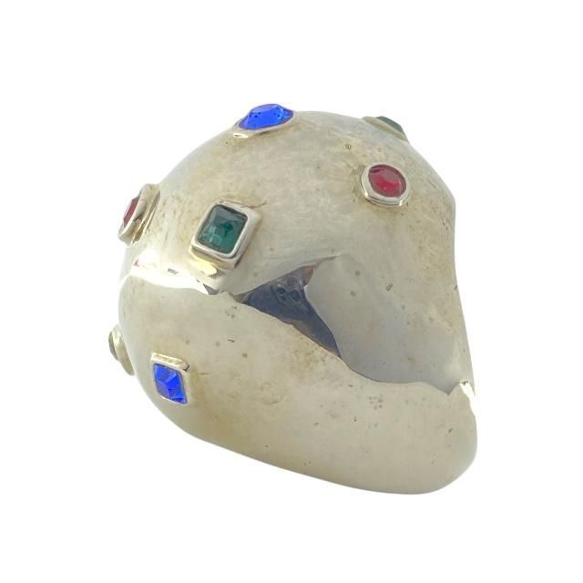 Louis Vuitton Ring Planet Strass Cocktail Accessory Small Metal Rhinestone — view 8