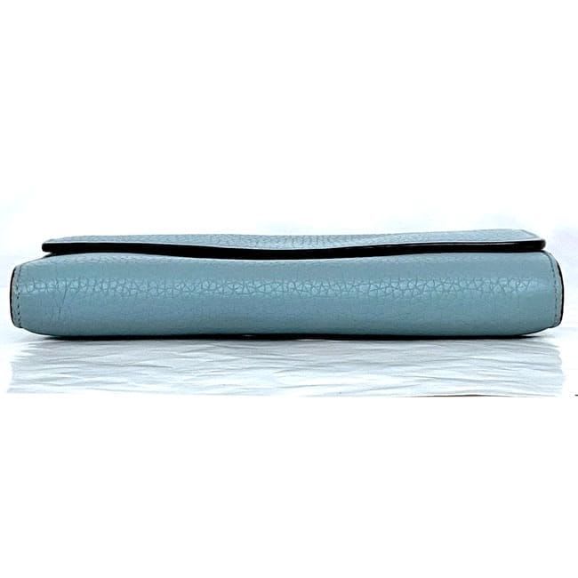 Christian Dior Foldable Long Wallet Light Blue — view 4