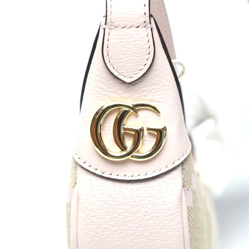 Gucci Ophidia Jumbo GG One Shoulder Mini Bag Handbag Pink — view 7