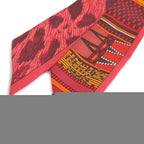 Hermes Twilly Wild And Camouflage Pelages ET Red Orange — view 5