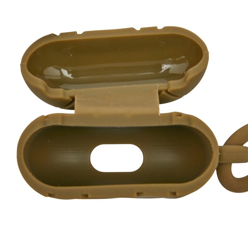 Bottega Veneta Intrecciato Earphone Case Airpods Pro Khaki Rubber — view 3