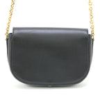 Celine Triomphe Chain Shoulder Bag Black — view 3