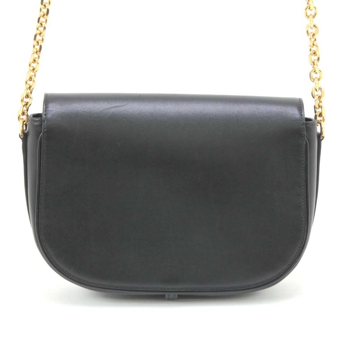 Celine Triomphe Chain Shoulder Bag Black — view 3