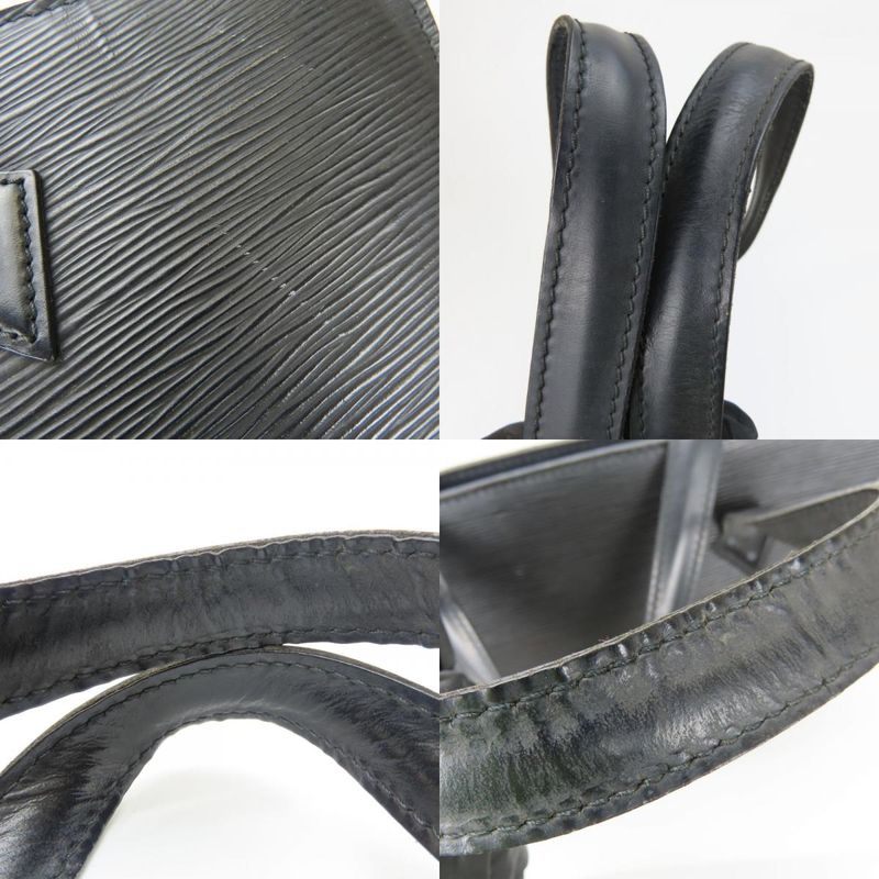 Louis Vuitton Tote Bag Saint Jacques PM Epi Leather Noir Black — view 4