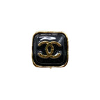 Chanel Earrings Square Coco Mark Abc253 Black — view 6