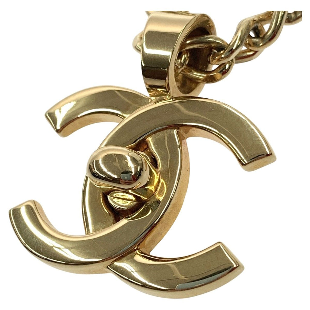Chanel Coco Mark Turnlock 96 P Chain Necklace — view 3