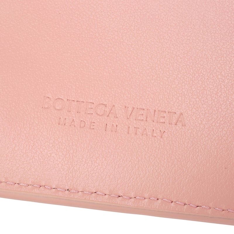 Bottega Veneta Trifold Wallet Zipper Rose — view 9
