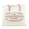 Louis Vuitton Cabas MM Summer Collection Canvas Corail Ivory Pink