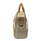 Celine Vintage Boston Beige Light Brown C Macadam Canvas Shoulder Bag Beige. — view 3