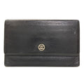 Chanel CC Logo Silver Wallet Calfskin