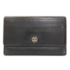 Chanel CC Logo Silver Wallet Calfskin
