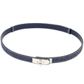 Hermes Belt Kelly Jean 18 PM Epson Denim Blue Series Silver Hardware