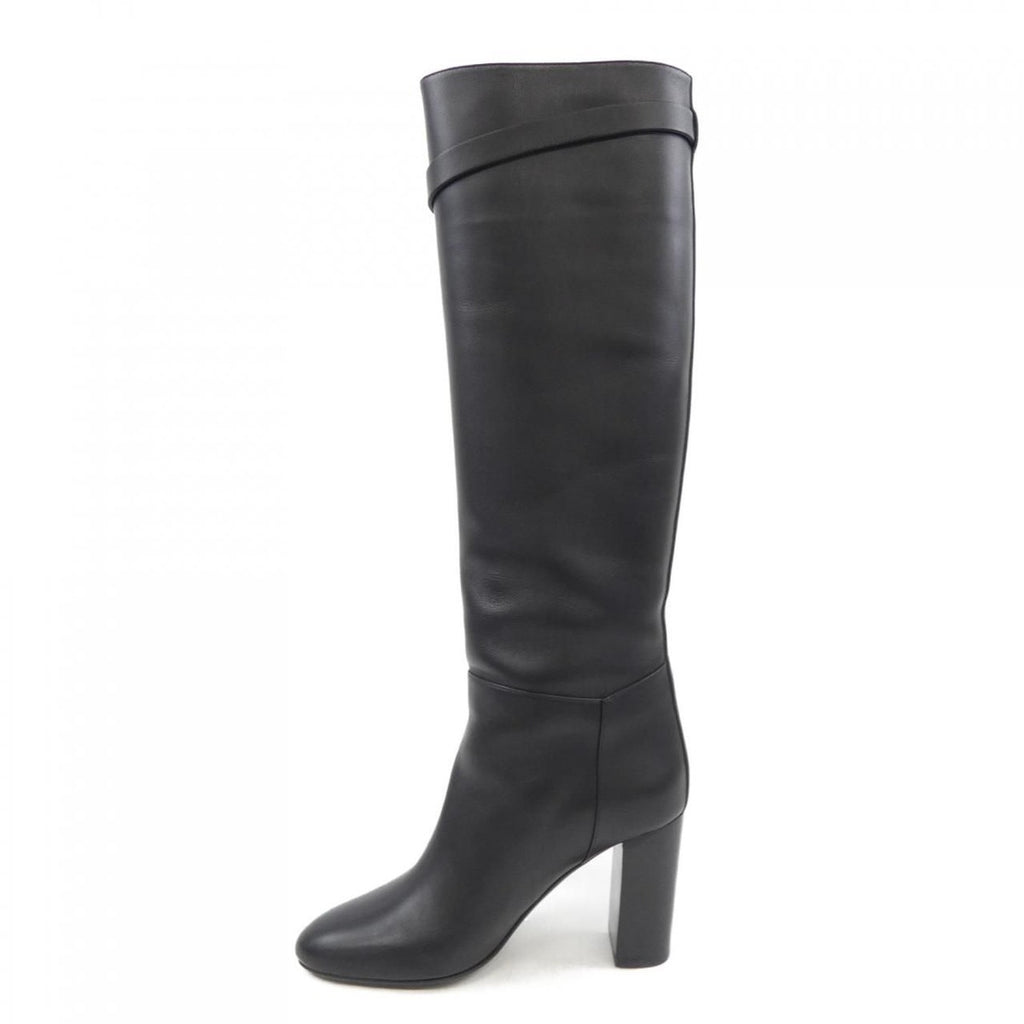 Hermes Long Boots Leather Black — view 2