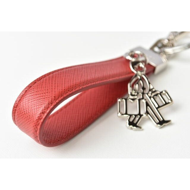 Prada Key Ring Holder Bag Charm Porter Motif 2 Pp125 053 F068 — view 4
