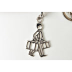 Prada Key Ring Holder Bag Charm Porter Motif 2 Pp125 053 F068 — view 6