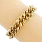 Chanel Gold Plated 58.2 g Bracelet — view 2