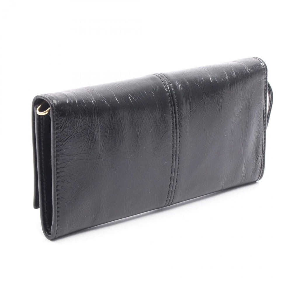 Prada Shoulder Bag Black Leather Strap Wallet — view 2