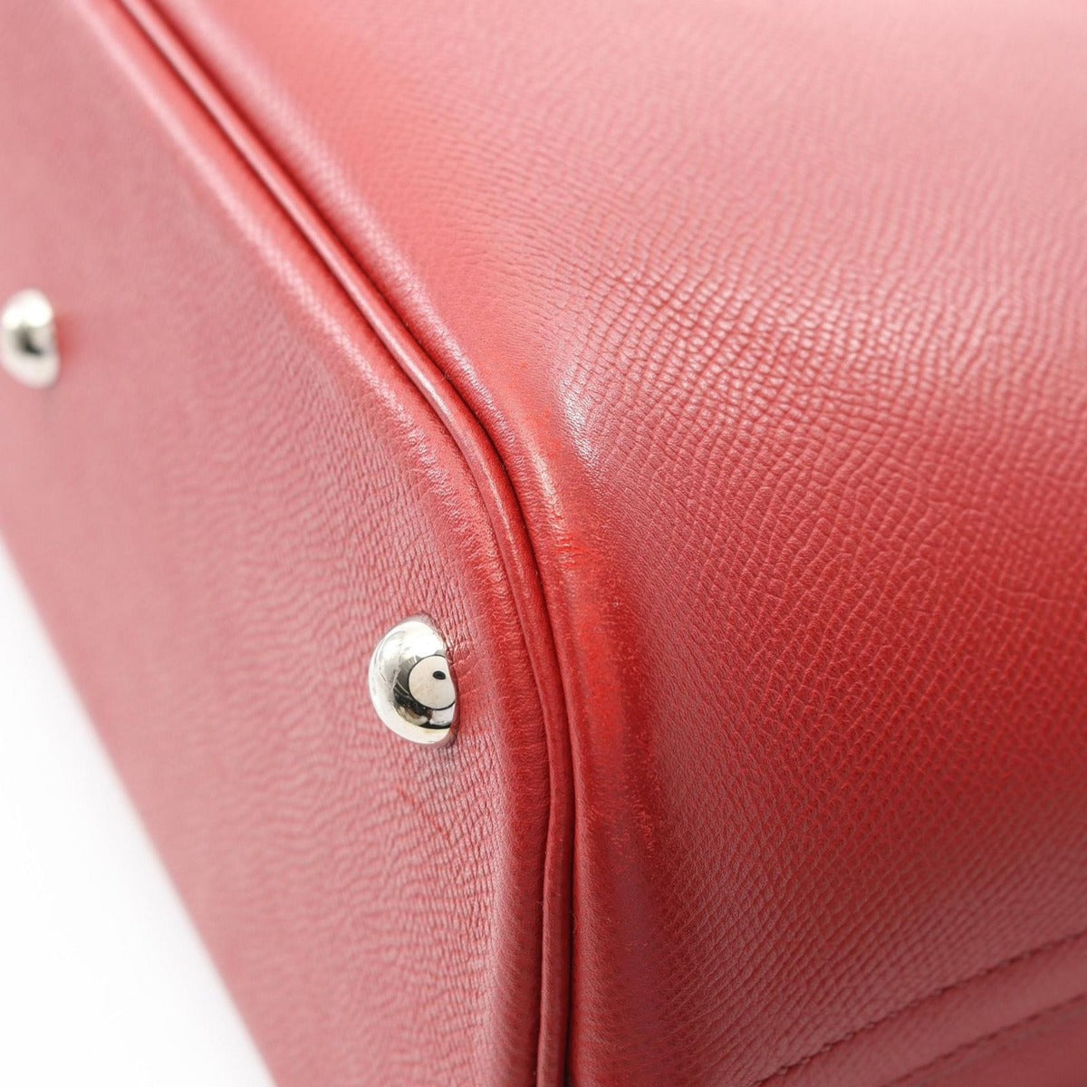 Hermes Handbag Bolide 31 Rouge Garance Leather Red — view 7