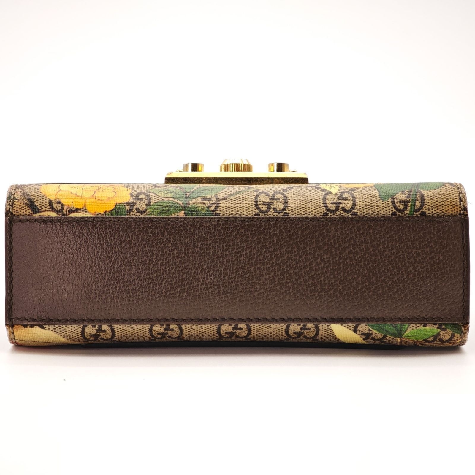 Gucci Tian Padlock Small Shoulder Bag 2-Way Clutch Colorful Beige Strap Key — view 6