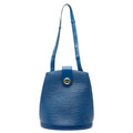 Louis Vuitton Epi Cluny Shoulder Bag Toledo Blue Leather