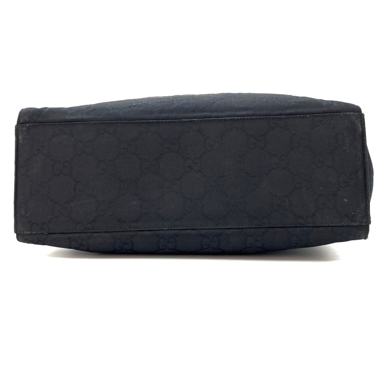 Gucci Shoulder Bag Bamboo GG Black Tote Business Formal — view 5