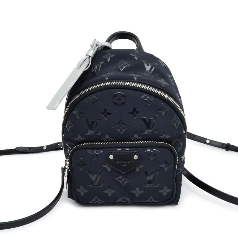 Louis Vuitton Monogram Nylon Palm Springs Mini Backpack Black Bag