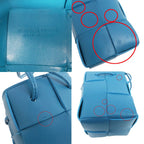 Bottega Veneta Cassette Mini Crossbody Bag Bucket Blue — view 7