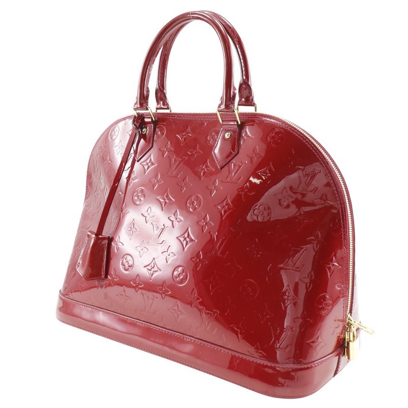 Louis Vuitton Alma GM Monogram Vernis Pomme D'amour Red Sn2133 — view 2