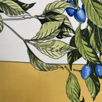 Hermes Carre 90 Scarf AU Coeur Des Bois in the Forest 100% Silk Yellow — view 9