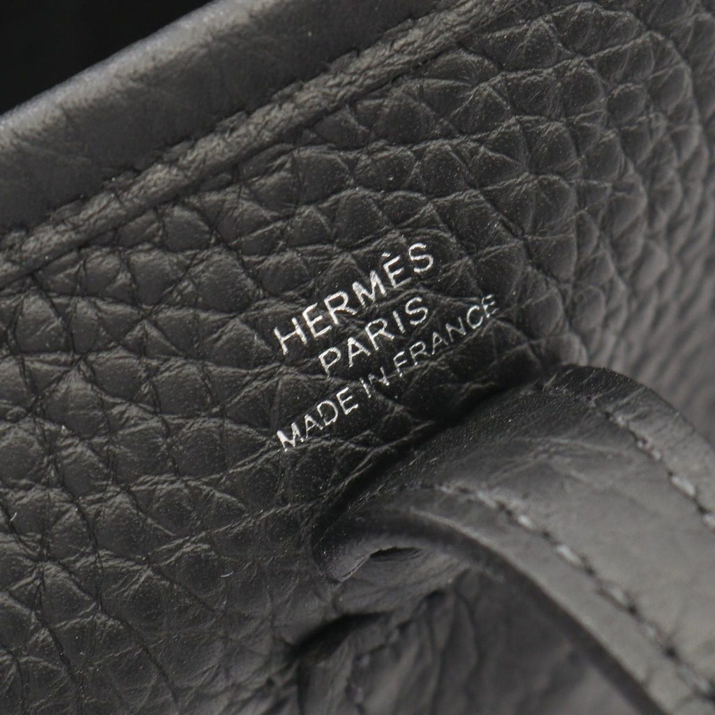 Hermes Shoulder Bag Evelyne TPM Amazon Black Leather TPM — view 4