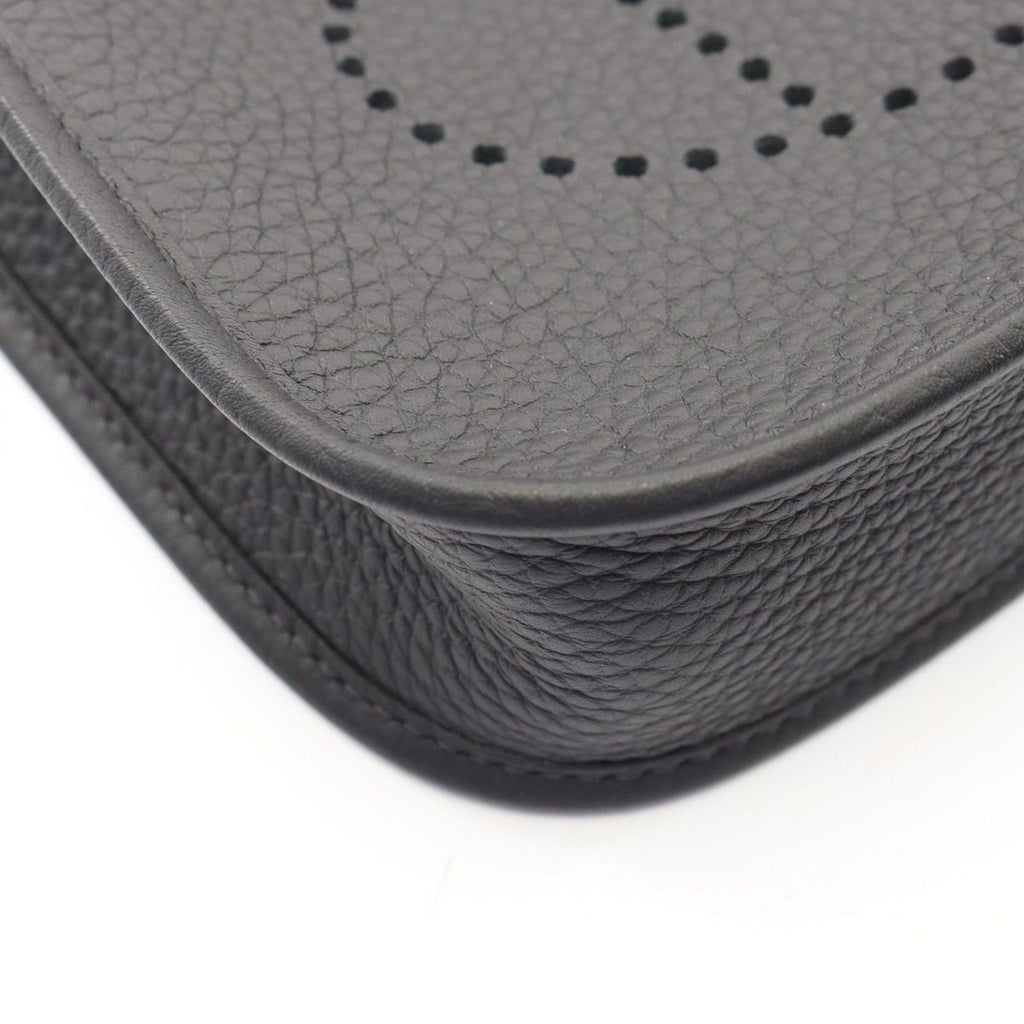 Hermes Shoulder Bag Evelyne TPM Amazon Black Leather TPM — view 6