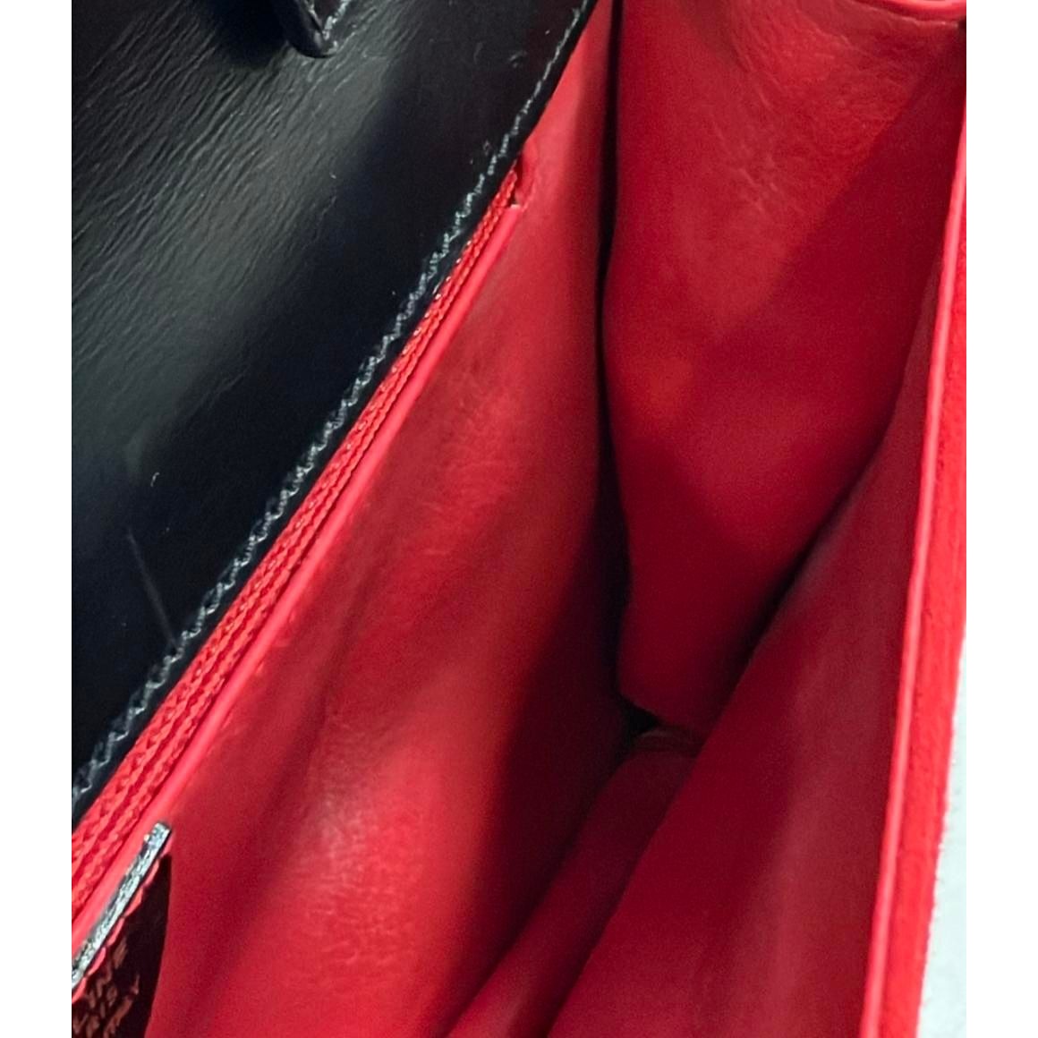 Celine 2-Way Shoulder Bag Crossbody Clutch Red And Other — view 7