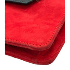 Celine 2-Way Shoulder Bag Crossbody Clutch Red And Other — view 9